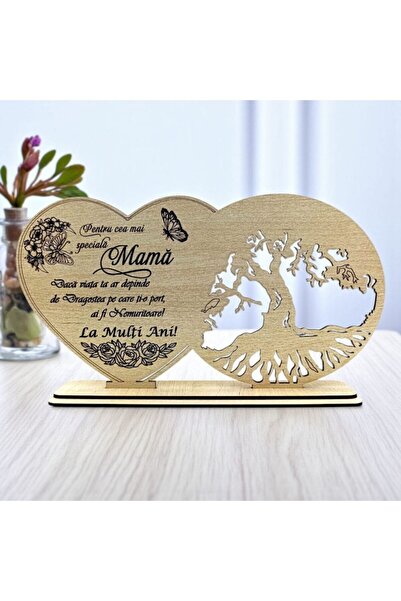 OEM Wooden decorative plaque with message for Mom "For the most special.." – handmade personalized gif