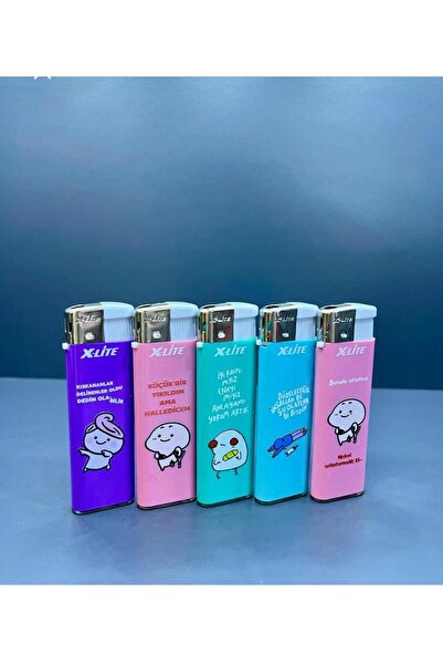 İNDİRİM CENTER Özlü Sözler Serisi 5 Farklı Renk ve Yazılı Doldurulabilir 5 Ad...