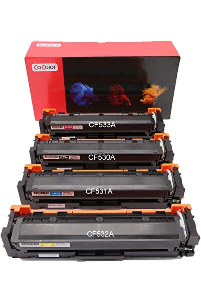 cocolor مجموعة حبر Kookolor 205A بالألوان الكاملة CF533A/CF532A/CF531A/CF530A...