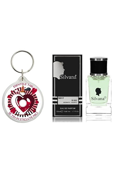 Silvana Set apa de parfum Di Gio Men, 50 ml si breloc