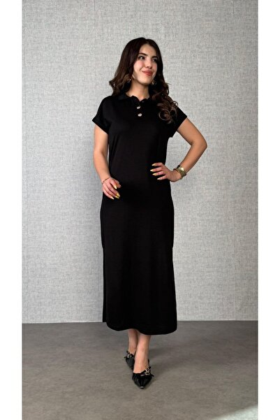 TBL DEKOR Rochie de damă cu mânecă scurtă, cu decolteu lateral, din viscoză, ...