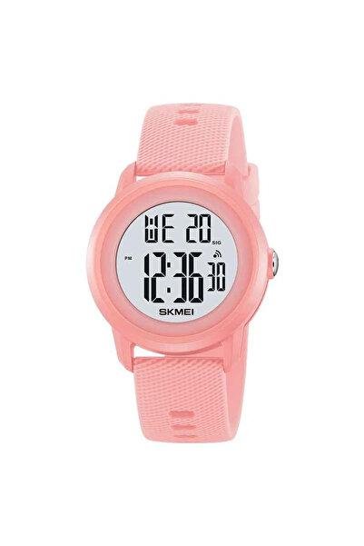 Skmei Ceas digital 2218 – afișaj LED, calendar, alarmă, luminos, curea din silicon, 5ATM