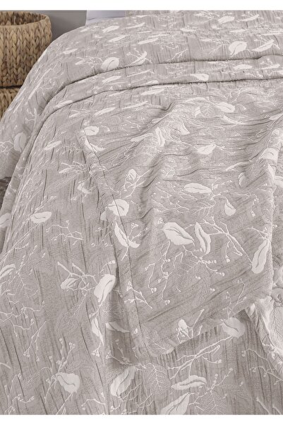 Monolisse Eva Jacquard Bedspread Set Double Size Beige 230X240 cm