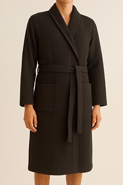 Pamuk Bornoz Waffle Patterned 100%