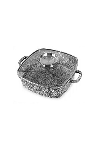 Klausberg Heat-resistant oven dish, marble non-stick coating, with lid, 4.4l, 24x24x10 cm,