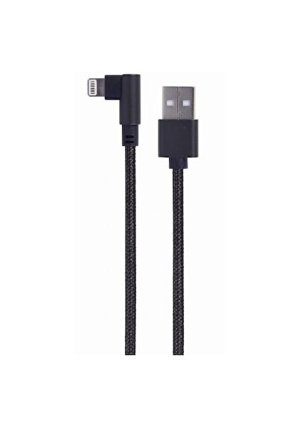 Gembird Cablu de date și încărcare USB 2.0 la Lightning, 0,2 m, negru (CC-USB...