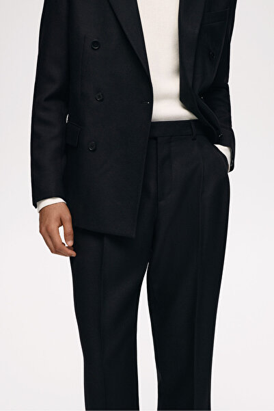 H&M Yün Karışımlı Takım Pantolonu Regular Fit