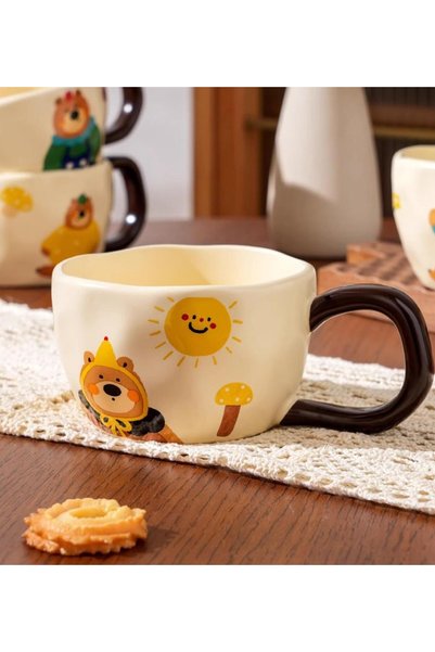 Gift Moda Sonbahar Şarkısı Temalı Seramik Kupa