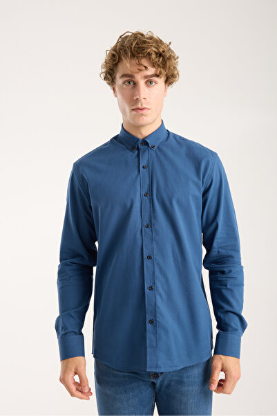 jack carisma قميص رجالي كبير الحجم من القطن والكتان ذو ملمس مميز