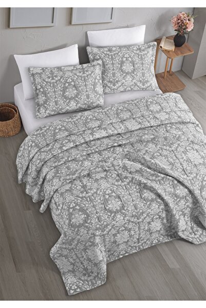 Monolisse Set cuvertură de pat Gala Jacquard dublu gri 230x240 cm