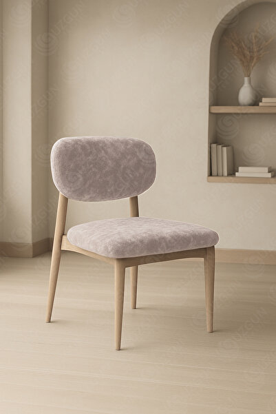 GUZGUN Bohem Tarz Lüks Kadife Sandalye Kılıfı – Modern, Esnek, Yıkanabilir Sandalye Örtüsü | Tas Rengi