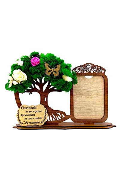 OEM Ramă foto decorativă „Cuvintele nu pot exprima...” cu Arborele Vieții – C...