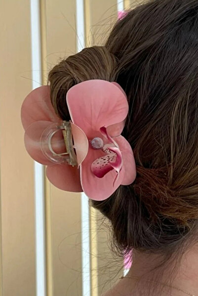 Leo'Stone مشبك نسائي بتصميم زهرة الأوركيد