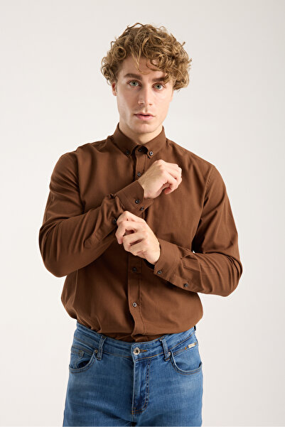 jack carisma ΑΝΔΡΙΚΟ ΠΟΥΚΑΜΙΣΟ ΜΕ ΥΦΗ ΒΑΜΒΑΚΙ ΚΑΦΕ ΥΠΕΡΜΕΓΕΛΟΥΣΤΟΥ ΜΕΓΕΘΟΥΣ