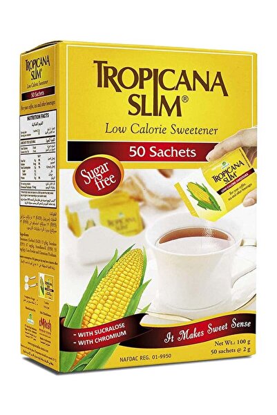 Tropicana Slim مُحلي منخفض السعرات الحرارية 50 كيسًا