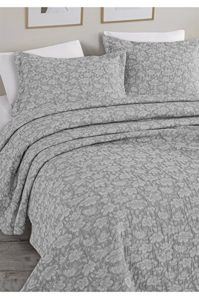 Monolisse Narma Jacquard Bedspread Set Double Size Gray 230X240 cm