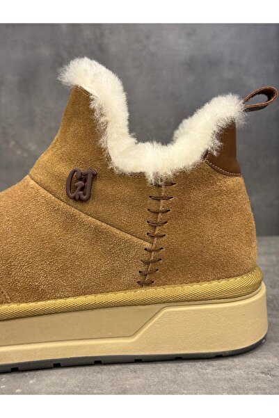 Guja RAHAT KONFORT TABAN KÜRKLÜ BOT HAKİKİ DERİ