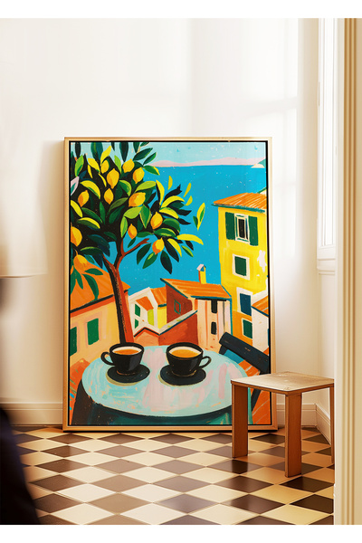 ARTHOUSECOLLECTIVE Poster Amalfi Coffee - Cafea / Colecția de călătorie – Pos...