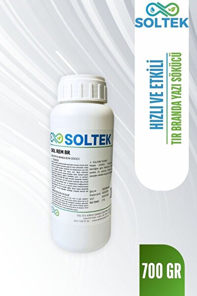 SOLTEK KİMYA EN GÜÇLÜ TIR BRANDA BOYA SÖKÜCÜ 700GR