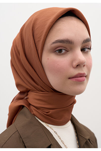 Fresh Cotton Viscose Scarf Copper