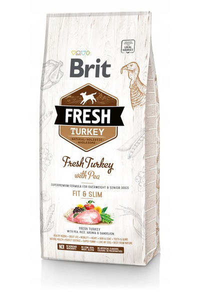 Other Brit Fresh Turkey with Pea Light Fit & Slim dry dog food 12kg