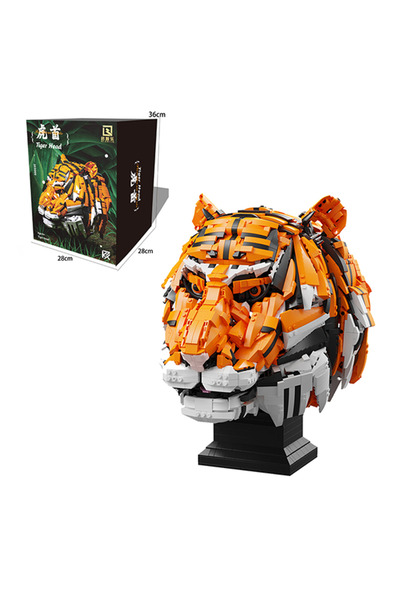 Gokidy Dekoratif Kaplan Kafası Blok Seti 2796 Parça