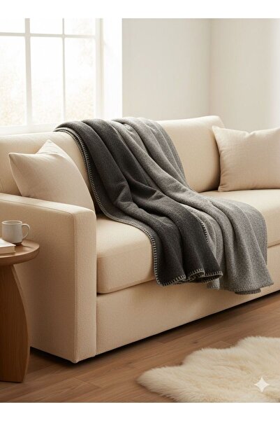 zera collection Double-Sided Double-Color Wool Acrylic Fleece Blanket - Tv Blanket 180X220 - 2200 Grams (9 Colors)