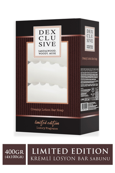 DEXCLUSIVE Pvc Creamy Lotion Soap 4X100 Gr