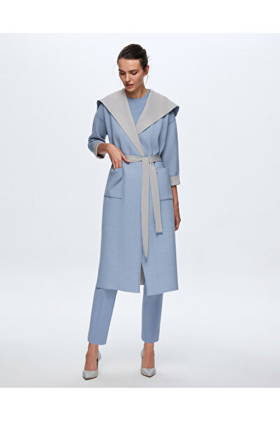 MISS DALIDA T24K-9021 Çift Taraflı Çelik Örgü Hırka OVALE-BLUE