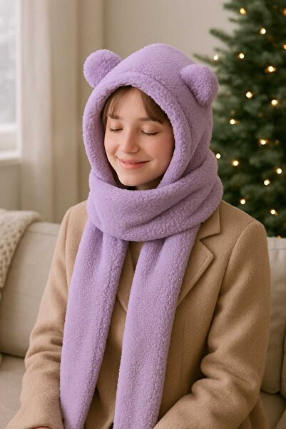 CHIZGY Welsoft Плюшевий шарф з капюшоном - модний вигляд, тепло і комфорт в одному шарфі з капюшоном