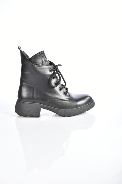 MEMORY حذاء نسائي من الجلد الطبيعي – حذاء جلدي أنيق بنعل 5 سم MS0151152