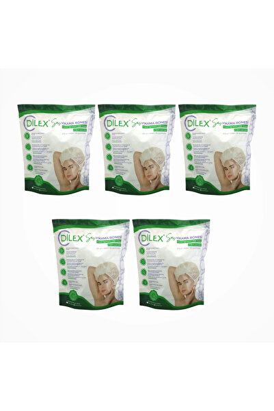 DİLEX Hasta Saç Yıkama Bonesi - 5 Adet