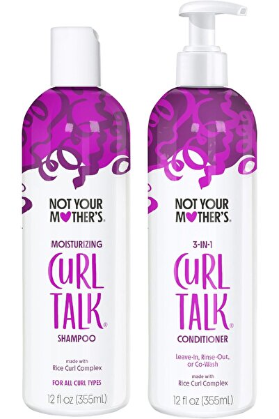 Not Your Mothers مجموعة شامبو وبلسم "نوت يور ماذرز كيرل توك" للشعر المجعد، 12 أونصة سائلة لكل مجموعة