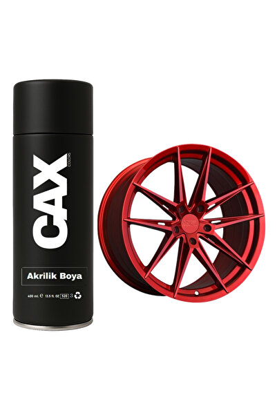 caxcolors METALİK KIRMIZI ARABA JANT SPREY AKRİLİK ÖZEL YAPIM SPREY BOYA 400 ML