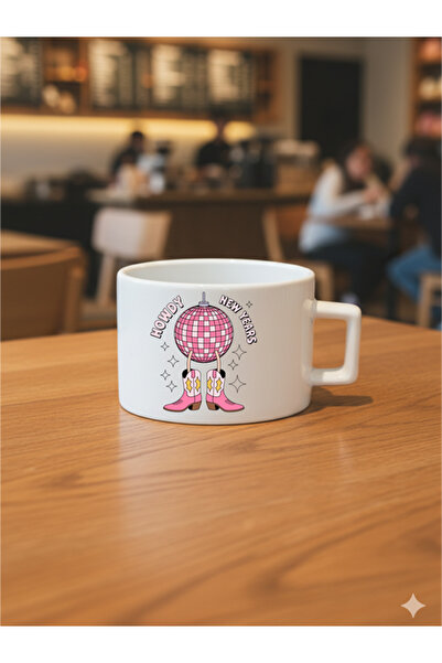 IŞILAY REKLAM 2026 New Year Collection Christmas Themed Design Coffee & Tea Cup