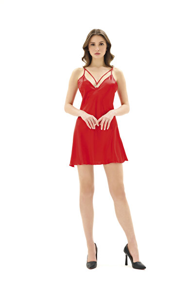 MOONGIRL KADIN SATEN GECELİK