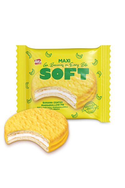 Bifa Soft Muzlu Marshmallowlu Maxi Boy Bisküvi 50 gr x 24 Adet