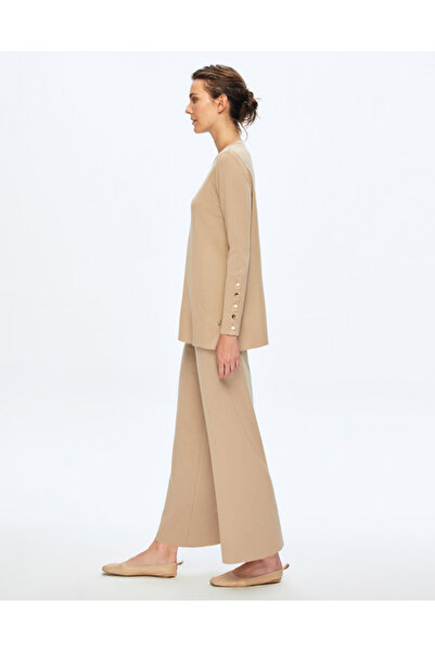 MISS DALIDA T24K-6001 Uzun Kollu Basic Tunik VOLO-SMOKE