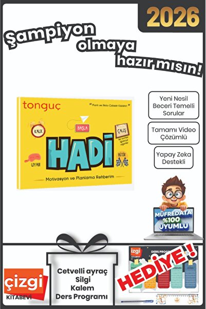 Tonguç Yayınları Let's motivational and planning guide