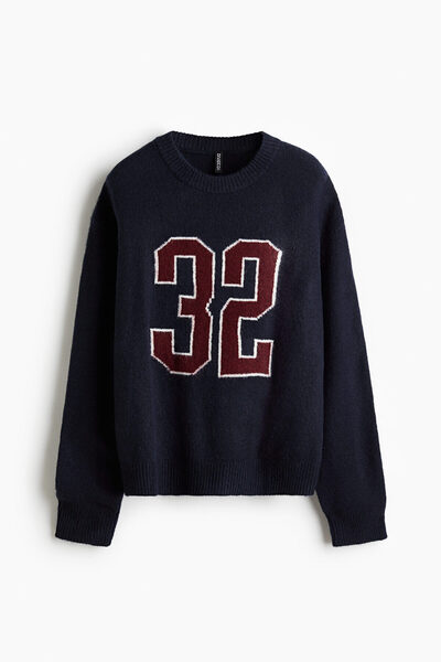 H&M Motif Detaylı Kazak