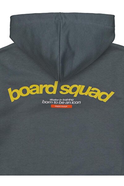 Civil Boys سويت شيرت بورد سكواد مطبوع لعمر 2-5 سنوات - رمادي لعمر 5-6 سنوات