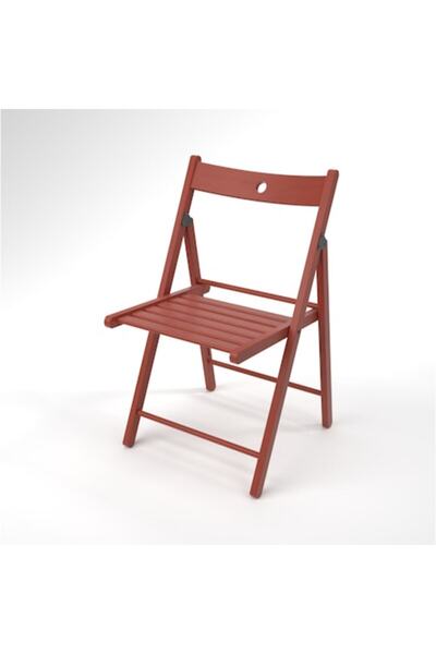 OEM Scaun pliant, roșu, 77 cm
