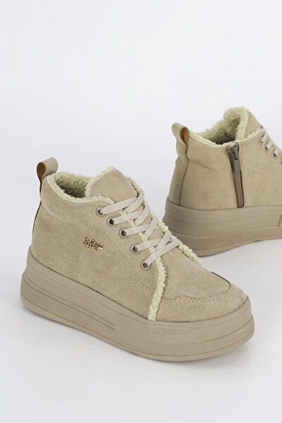 Mamito Ayakkabı MDL 606 Μποτάκια με εσωτερική γούνα και κορδόνια