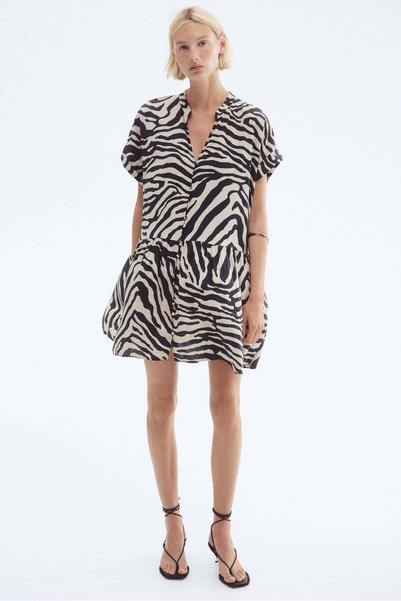 H&M Crinkled tunic dress