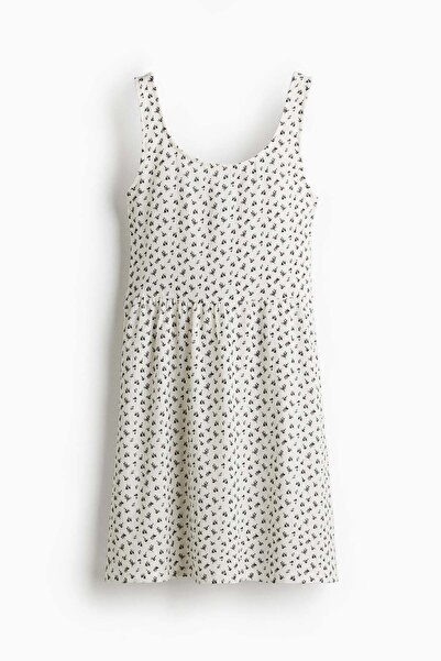 H&M فستان جيرسي مجعد