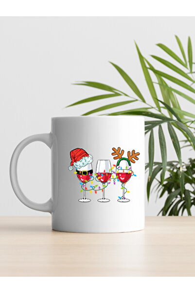 IŞILAY REKLAM 2026 New Year Collection Christmas Themed Design Coffee & Tea Cup
