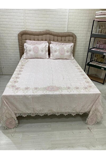 by acar home paris طقم غيزم المكون من 6 قطع من قماش البيكيه المزين بالتطريز