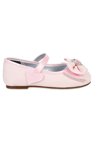 Civil Kız Çocuk Babet Ayakkabı 31-35 Numara Pudra