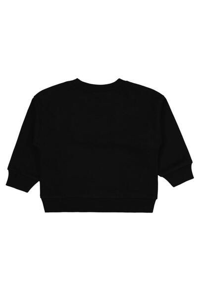 Civil Girls Plain 2-5 Year Old Sweatshirt - Black 4-5 Years Old