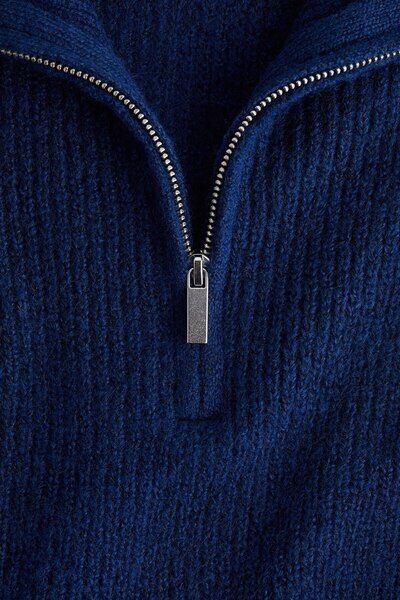 H&M Yarım Fermuarlı Kazak